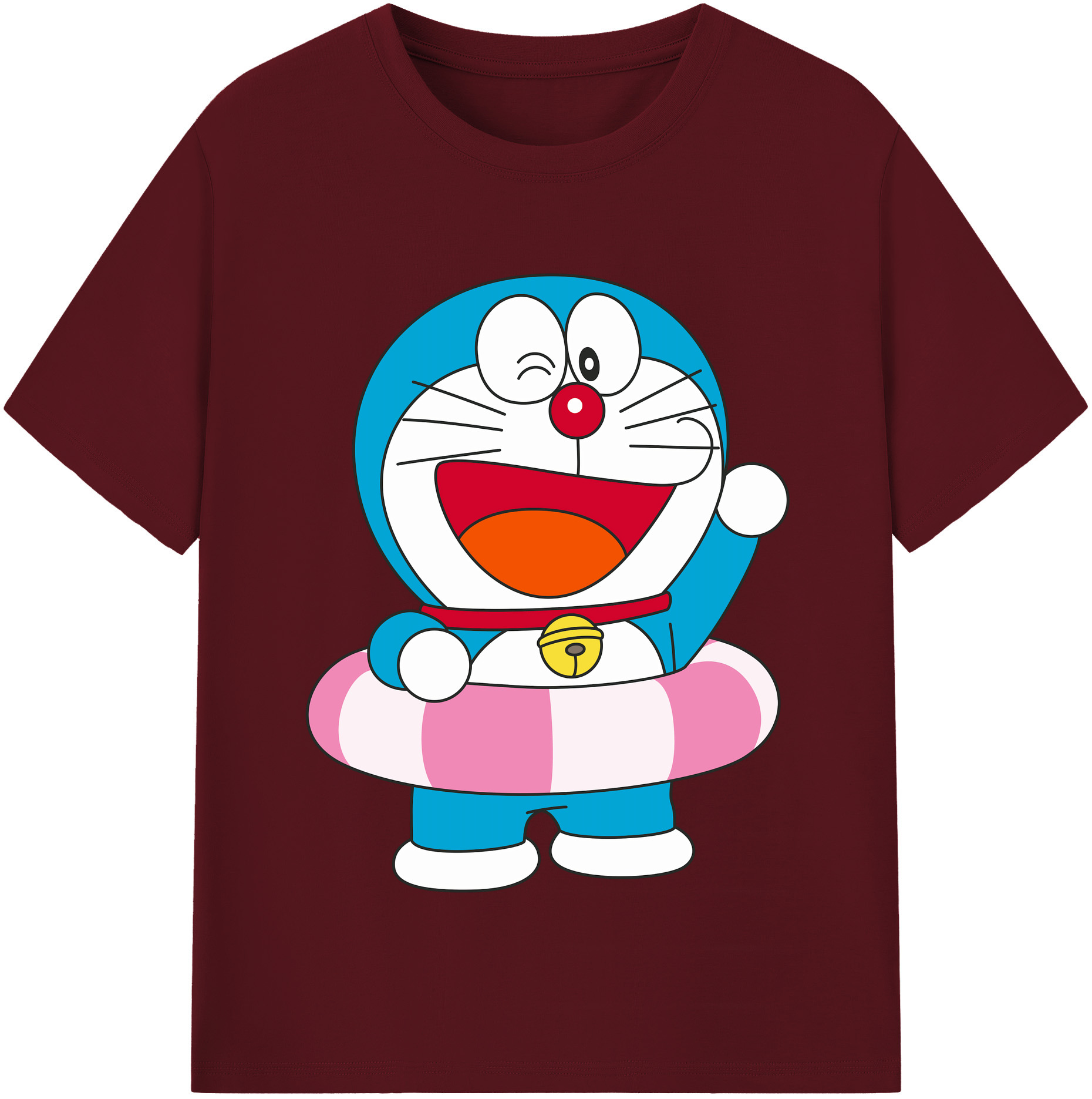 （画像用） ドラえもん Doraemon 綿100％半袖Tシャツ（フロントプリント）